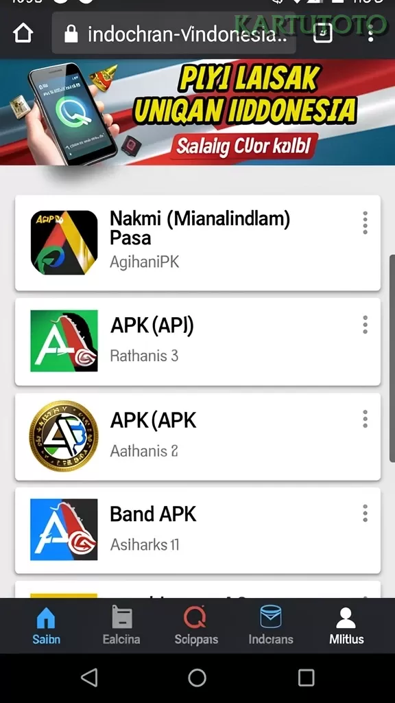 kartutoto Tangkapan Layar Resmi APK